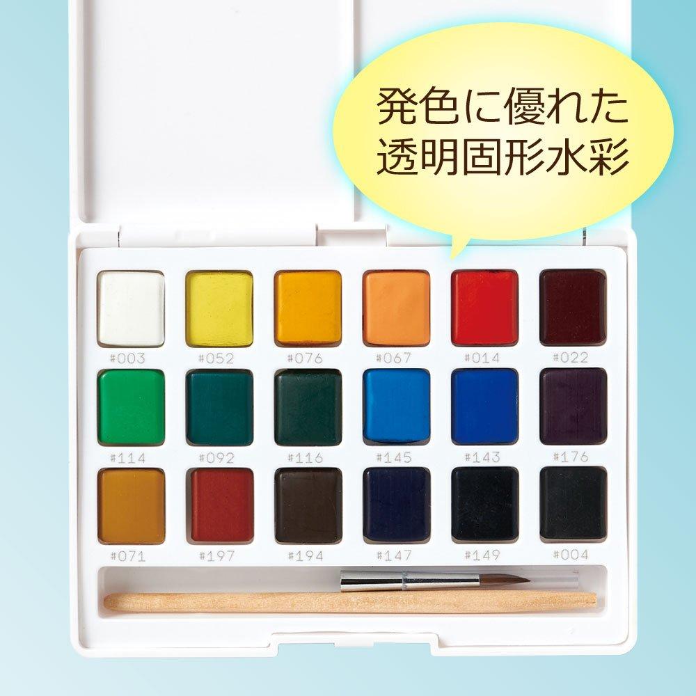 Sakura Craypas Petit Color Solid Watercolor 18 Paints, Colors, NCW-18