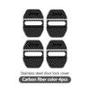 For Jeep Car Door Lock Cover Stainless Steel Anti Corrosion Protection Cherokee GW Wrangler JK Gladiator Compass Renegade Patriot