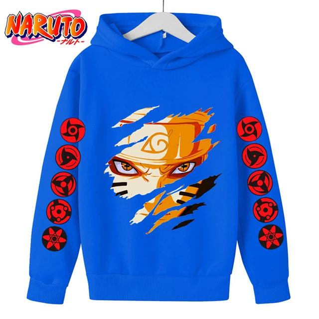 2025 MINISO Naruto Hoodie Kids Детская одежда для мальчиков Детская одежда для малышей Осенние теплые толстовки Пальто Одежда с героями мультфильмов Толстовка с капюшоном