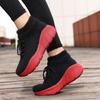 TUINANLE Women New Winter Snow Sneakers Outdoor Non Slip Thick Cotton Shoes Keep Warm Low Heels Flock Shoes