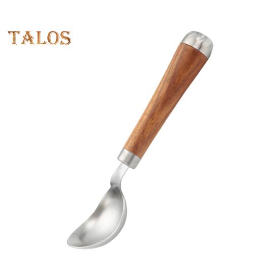 Ложка для мороженого из нержавеющей стали, удобная ручка, эргономичный дизайн, инструмент для любителей десертов, столовые приборы для десертов