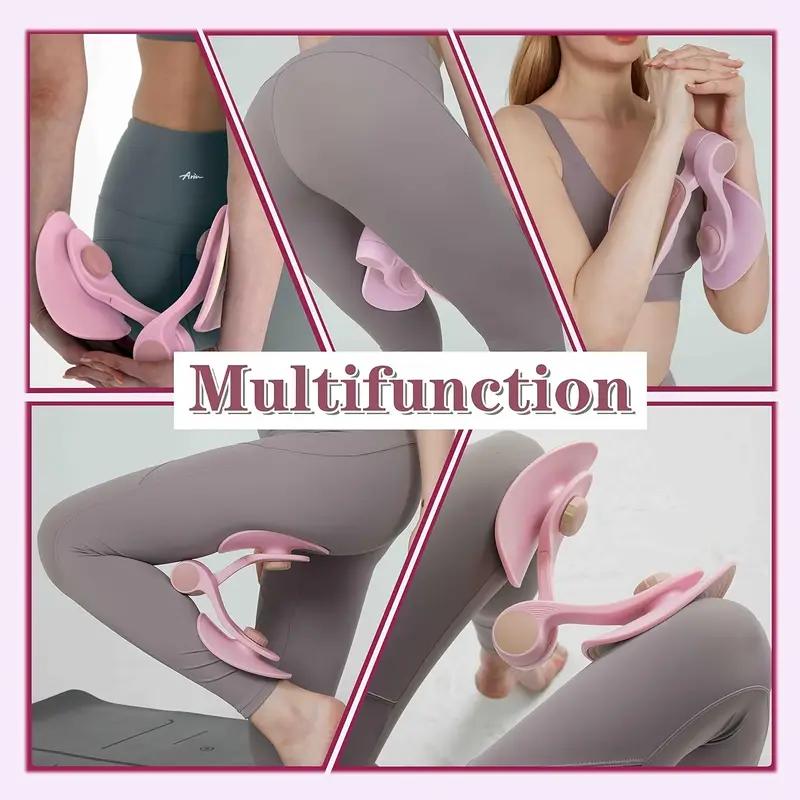Тренажер для мышц тазового дна Красивый зажим для ног Нескользящий Утолщенный Вспомогательное оборудование для тренировок йоги Домашний фитнес Формирование мышц ног Тренажер для мышц ног