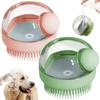 1pc Pet Bath Massage Silicone Brush Cat Specific Bath Brush To Remove Floating Hair Dog Scrubbing Tool Pet Bath Brush Pet Brush