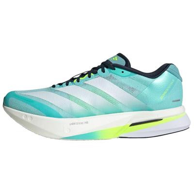 Кроссовки Adizero Boston 13 Flash Aqua Мужские Зеленый Облачно-белый Ярко-лимонный JS4945