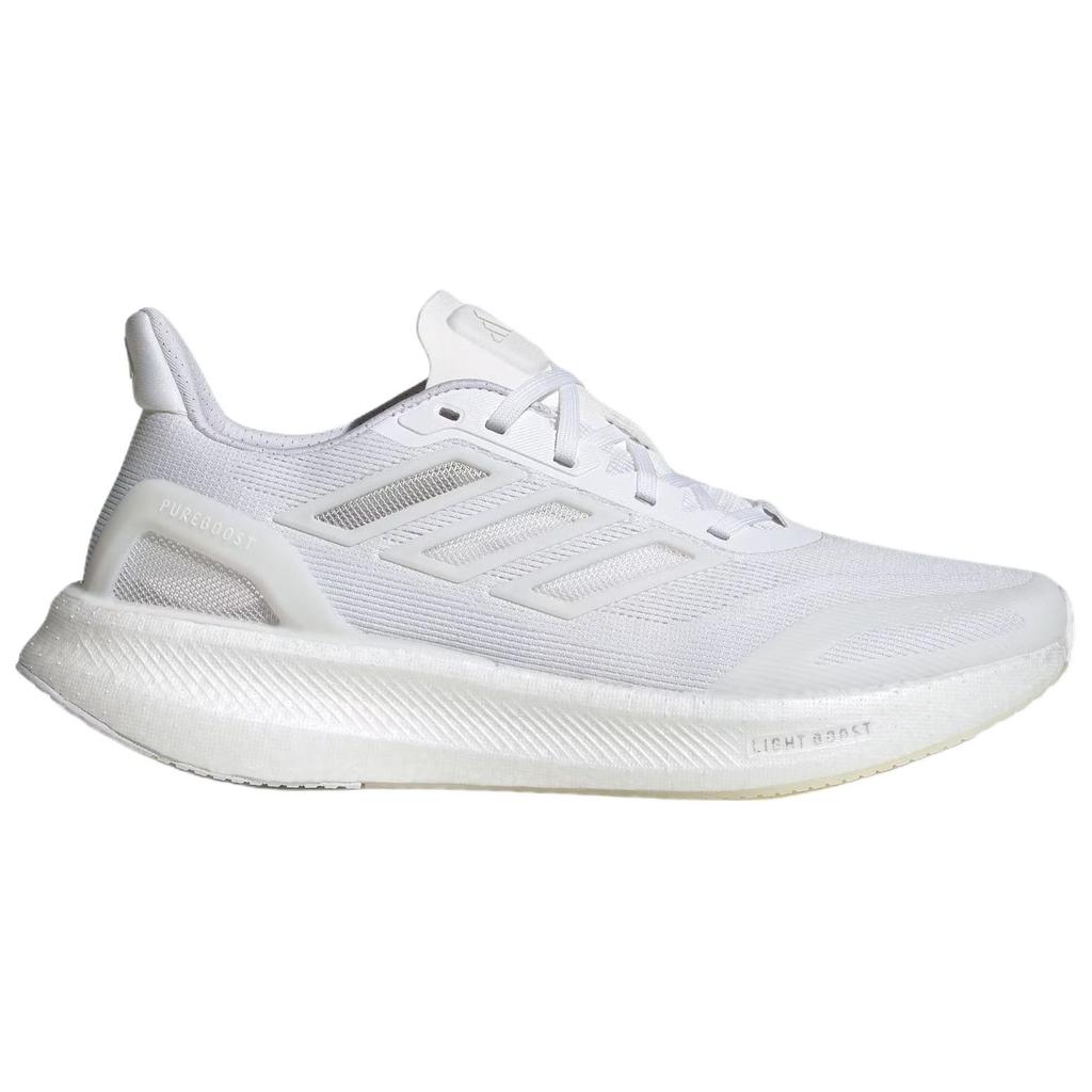 adidas PUREBOOST 5 Тканевые, Нескользящие, Износостойкие, Упругие Беговые Кроссовки Мужские Белые JS5062