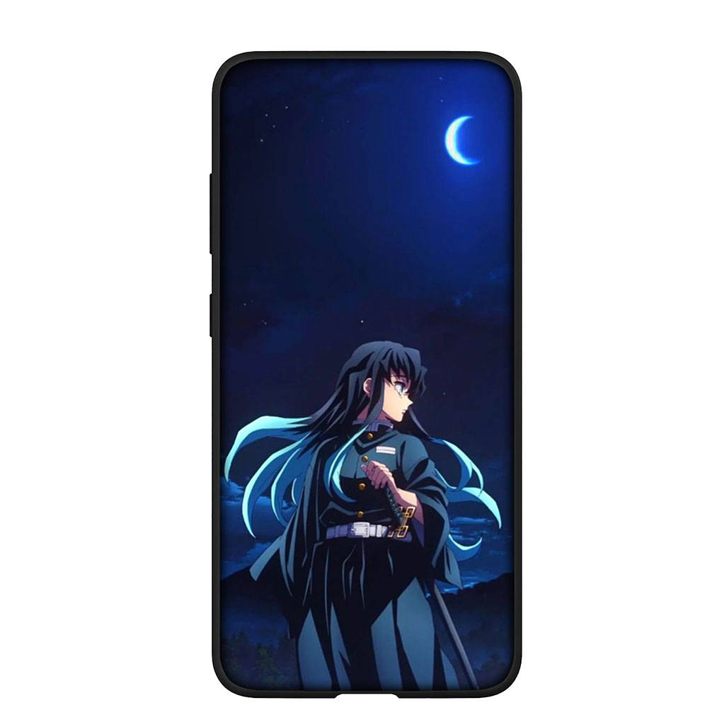 Чехол для Samsung Galaxy S25 S24 S23 iPhone 16 15 Xiaomi Redmi Note 14 13 12 16E X 11 Pro Max Moto Huawei Nezuko Demon Slayer Tanjirou Muichiro Tokito