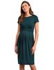 Business Casual Breastfeeding Maternity PEACHEY Emerald [Serafin] Dress, Dress, SS, Women's