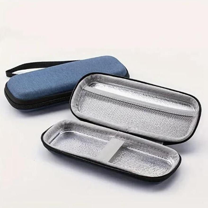 Lightweight Retro Razor Storage Box Travel Compact Earphone Razor Carrying Case for Men