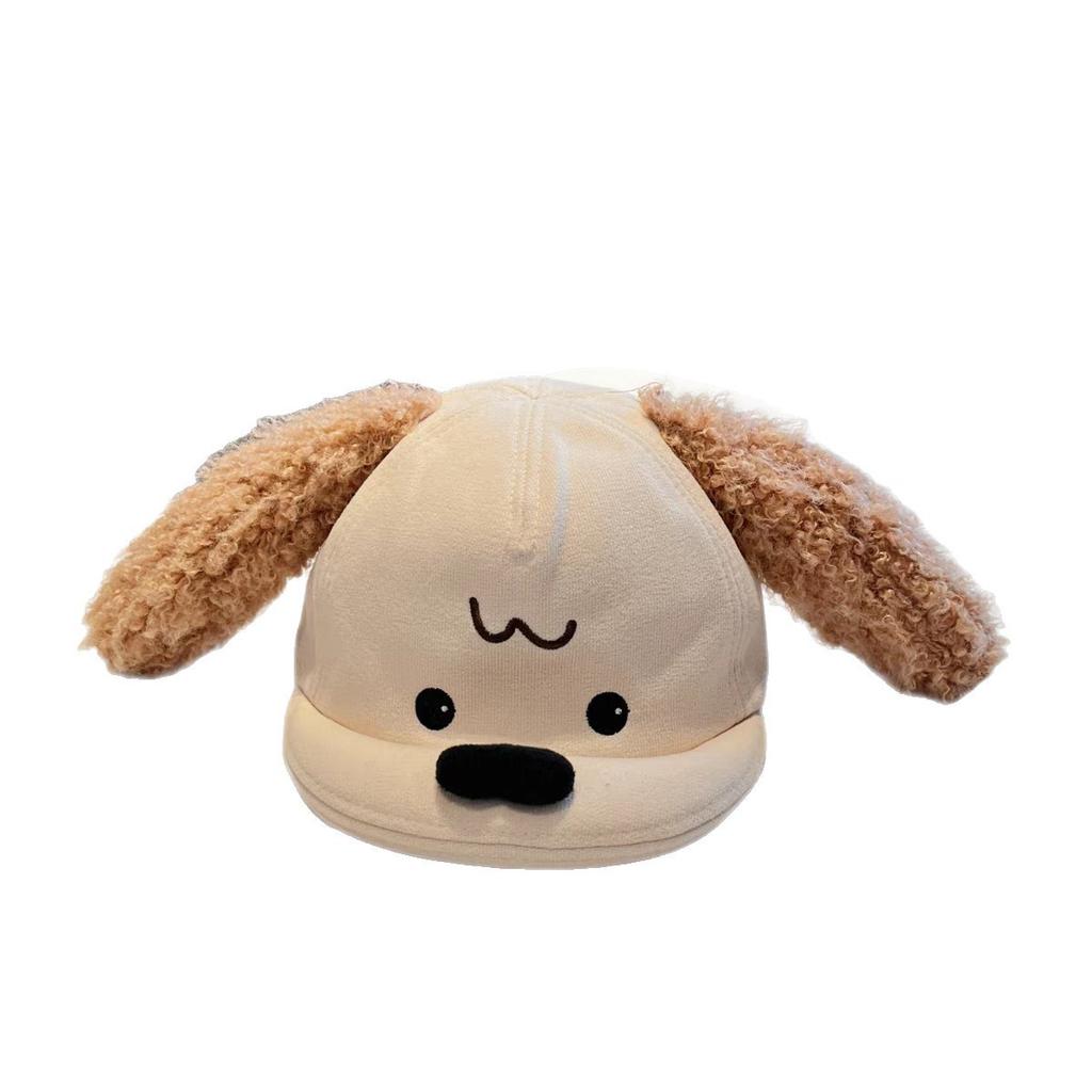 Cute Cartoon Dog Baseball Cap For Kids Boys Girls Autumn Warm Windproof Baby Hat Toddler Casual Outdoor Sun Protection Visor