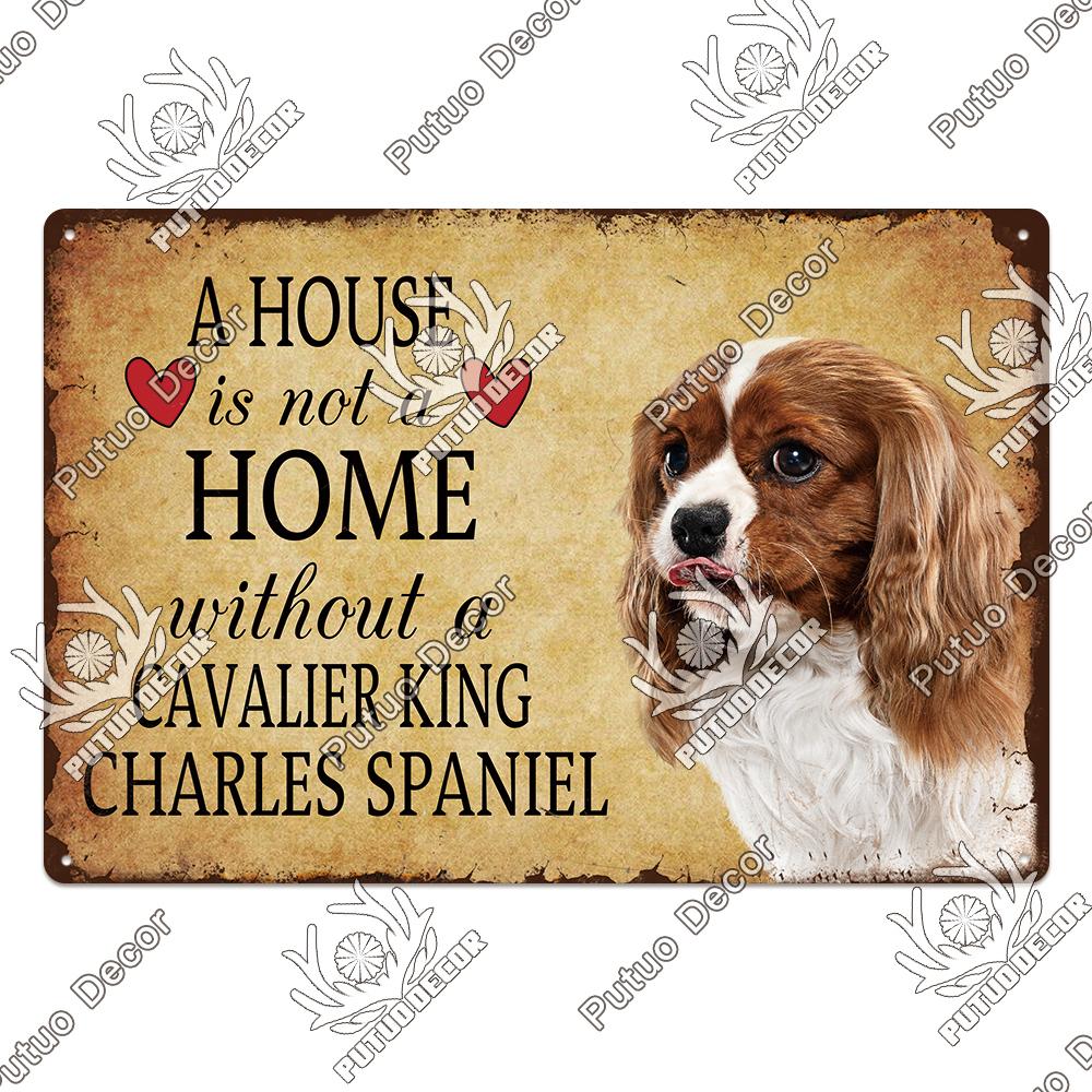 Декор Собака Винтаж Жестяные Знаки Доска Металлическая Пластина Настенное Искусство Украшения Для Дома Гостиная Человек Пещера Кафе Ферма Ретро Плакат