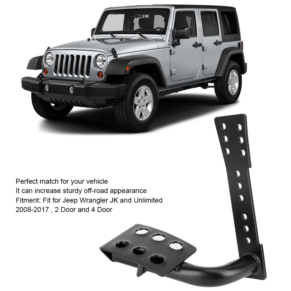 Car Metal Pedal Left Side Foot Rest Decoration Accessory Fit for Jeep Wrangler JK 20082017