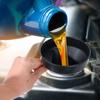 Black Car Extension with Safety Handle Nozzle Funnel Engine Oil Gasoline Strainer Plastic Rubber Funnel Refueling Tools