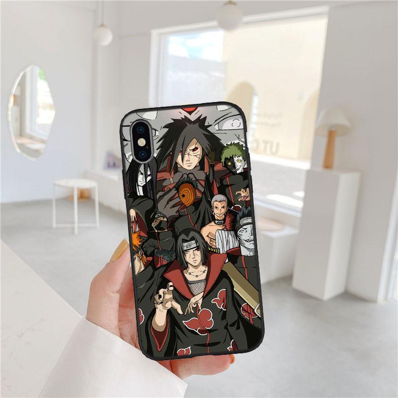 PP5 Аниме Наруто Акацуки Мягкий чехол для телефона для Redmi Note 10 11 12 Pro Max 10S 10C 10T 11A 11S 12S 12C