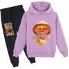 Детский комплект с капюшоном 3D Lalafanfan, пуловер, спортивный костюм K179, детский свитер + брюки