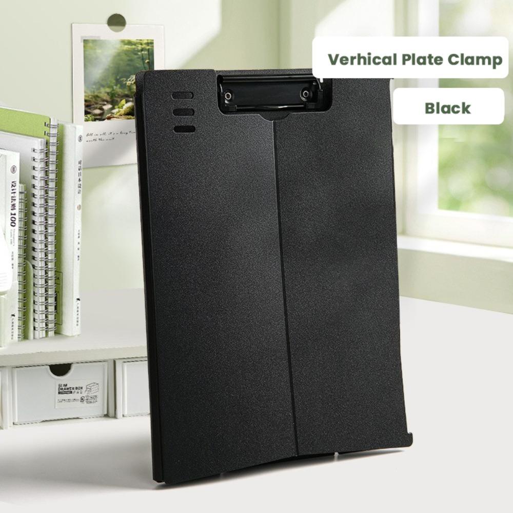 Dual-use Verhical Plate Clamp Multifunction Writing Pad Test Paper Storage Organizer Stationery