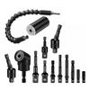 14PCS Flexible Drill Bit Extension Set with 105° Angle Drill Bit Extension & Universal Socket Adapter & Socket Grip