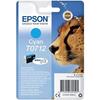 Ink Cartridge - EPSON - C13T07124012 - Cyan - DURABrite Ultra - Compatible with Epson Stylus D78