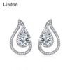 Lindon Copper Alloy Zircon Earrings Drop Earrings For Women Wedding Party Gifts