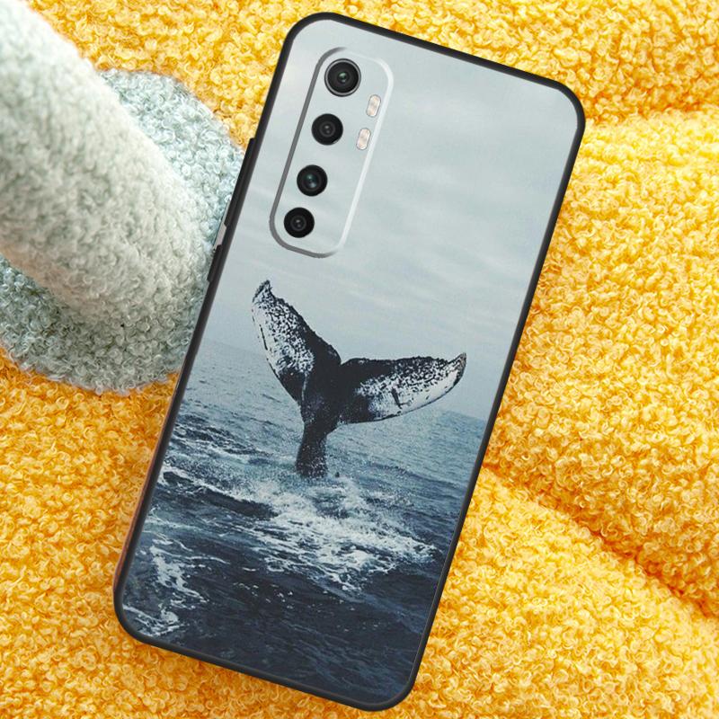 Чехол с китовыми акулами и волнами для Xiaomi 13T 14T 15T 14 15 Ultra 17 Pro Max Чехол для POCO F8 F7 X7 Pro F5 F6 X5 X6