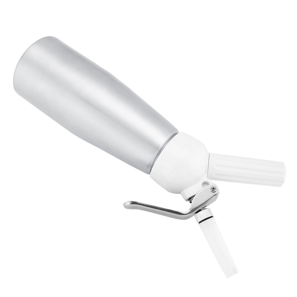 500 мл дозатор для взбитых сливок вспениватель портативный взбиватель сливок для кофейных десертов серебристый