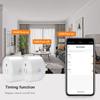Tuya Wifi Smart Plug Us Mexico Chile Zigbee Socket 10a Power Monitor Outlet Smart Life Sockets Works With Alexa, Google Home