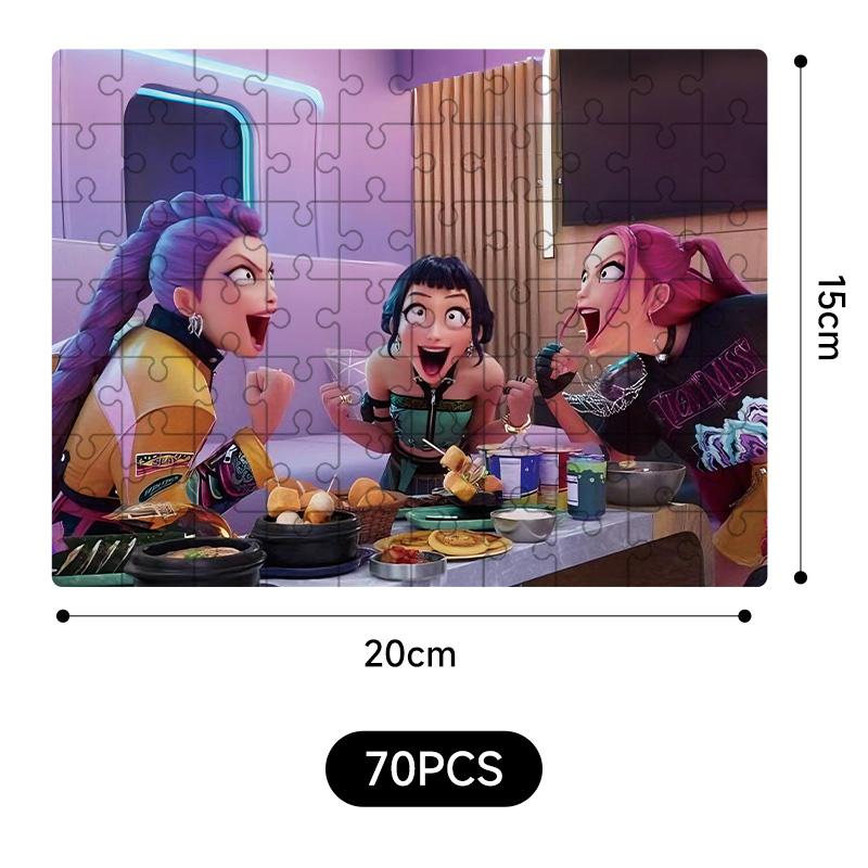 Новый пазл «Охотники на демонов» Игрушки Настольная игра Руми Мира Зои Хантрикс Узор персонажа Коллекционный декор Детские подарки