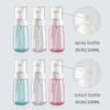 30/60/80/100ml Colourful Spray/Lotion Bottle PETG Type Ultra Fine Mist Travel Portable Small Makeup Toner Alcohol Bottles