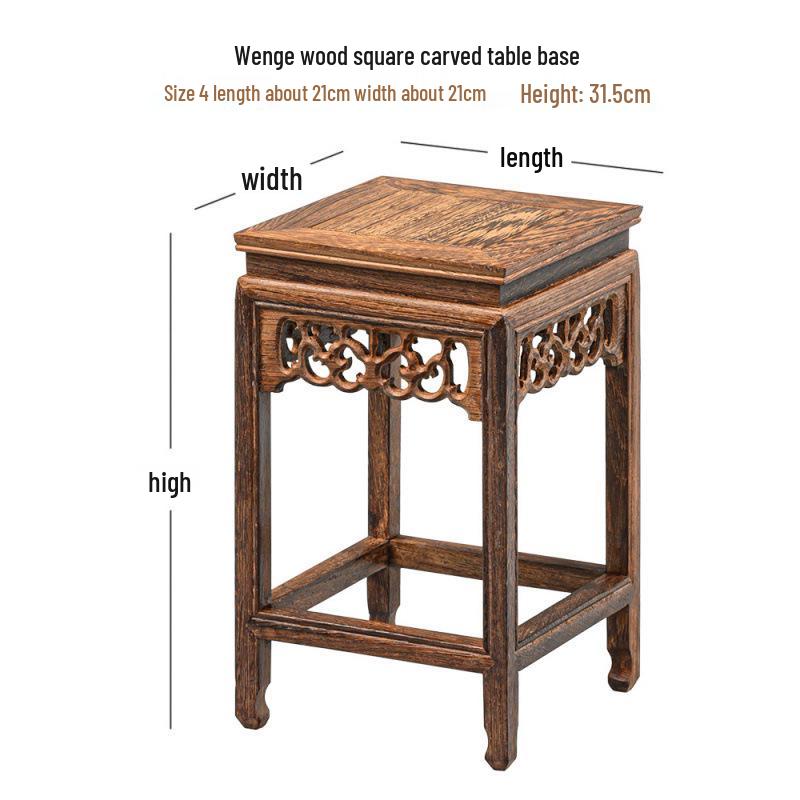 Венге и палисандр основа из массива дерева для поделок: Ваза, Кашпо из камня, Бонсай, Статуэтка Будды, Подставка для чайника