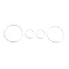 A65P-Car Speedometer Cover Bezel Trim Dashboard Gauge Ring Set For BMW E39 5 Series E38 7 Series E53 X5