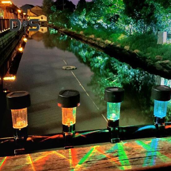 6 Pcs Solar Pool Lights Waterproof Outdoor Ground Pool Frame Lights Yard Garden Decoration Night Lights for Fence Framed Above Ground Pools