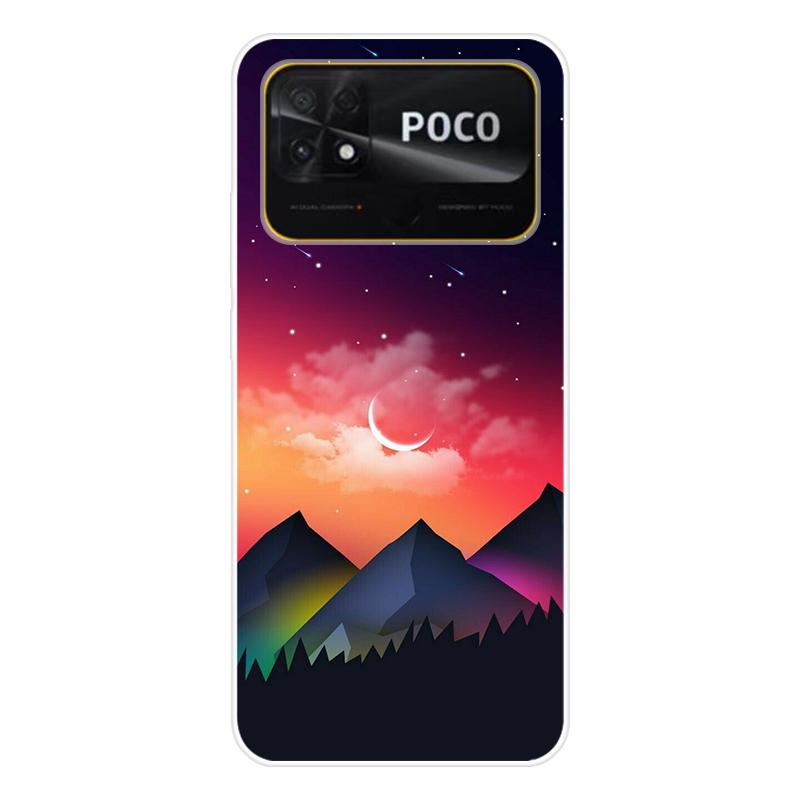 Для Xiaomi Poco C40 C 40 Чехол Мягкая силиконовая задняя крышка Мультяшный чехол для телефона Разнообразие