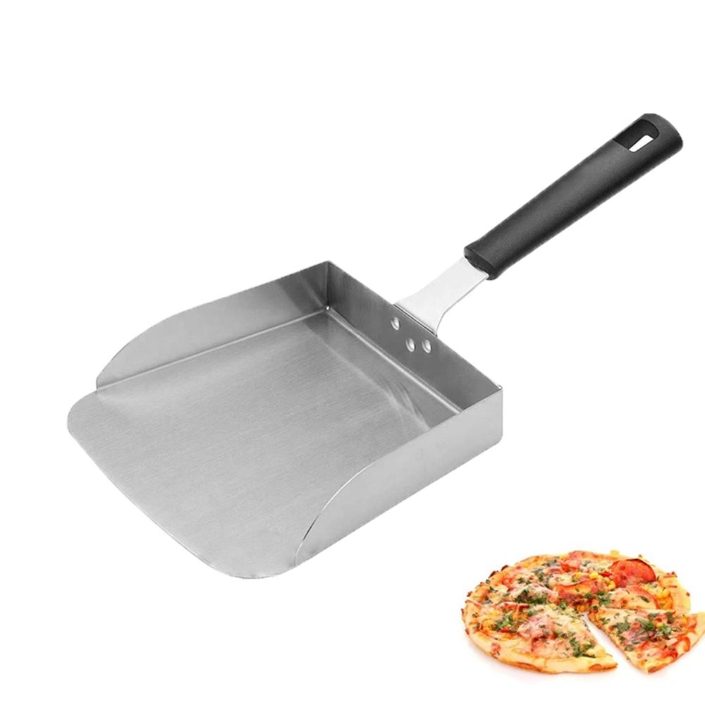 Стальной Уникальный многофункциональный безопасный инструмент для барбекю Лопатка для еды Принадлежности для пикника Устройство для переноса еды