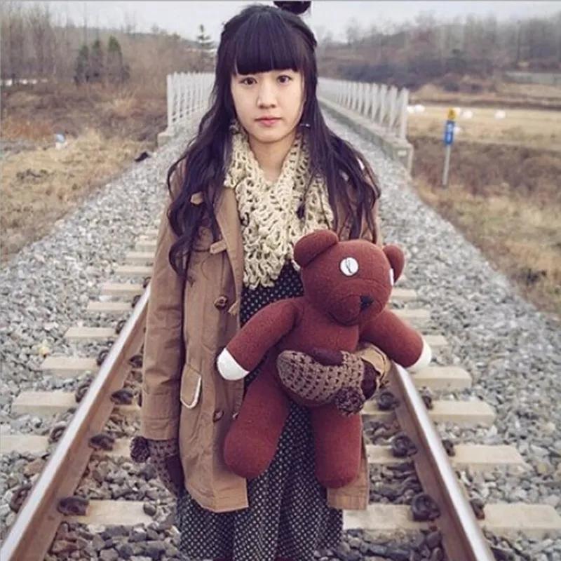 1pc 23cm  Plush Teddy Bear Toys Cute Stuffed Cartoon Movie Brown Figure Dolls Funny Gift for Kids Birthday