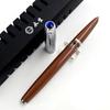 Wingsung 601 Press Vacuum Piston Resin Fountain Pen With Steel Cap Blue Stone Top Ink Pen School Office Stationery Gift