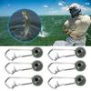20Pcs Fishing Line Sinker Lock Snaps Fishing Clips Small Mini Design