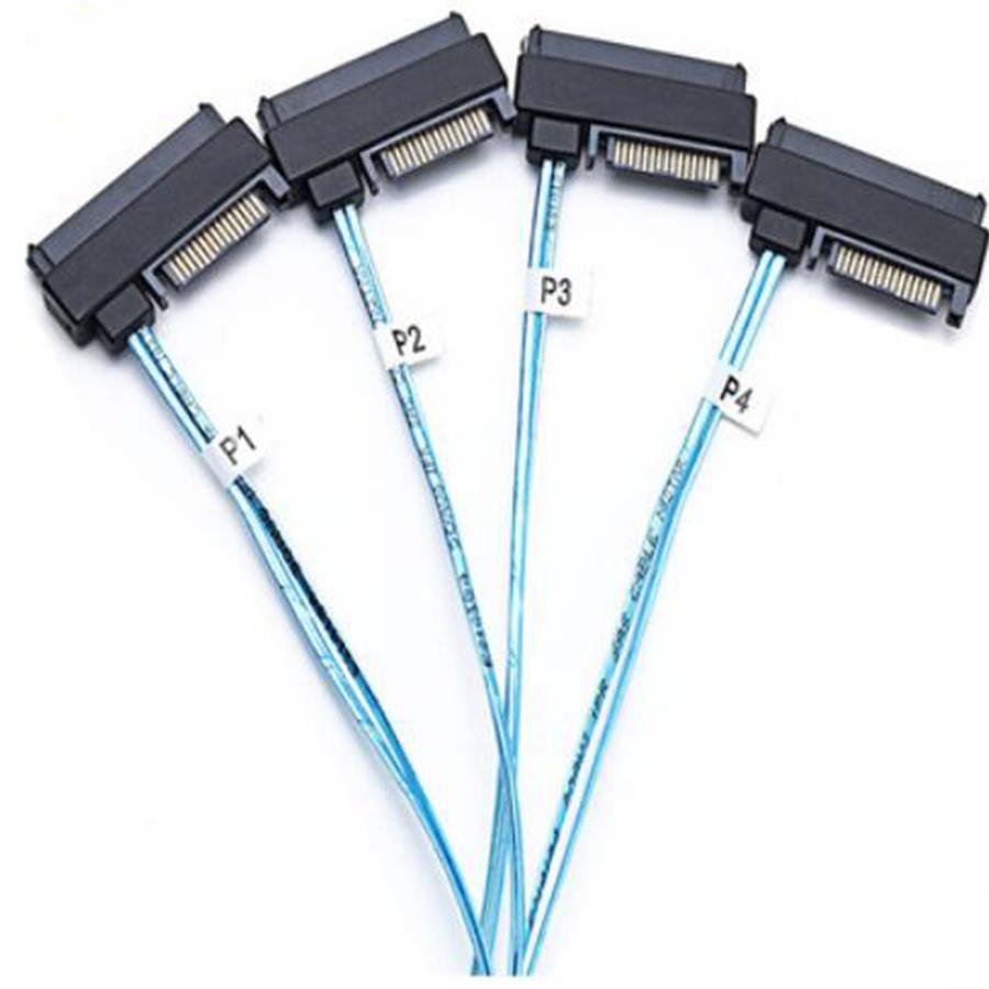 Внутренний SFF-8643 Mini SAS HD к 29-контактным разъемам SFF-8482 с 15-контактным портом SAS