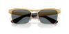 Солнцезащитные очки 0RB3875 WAYFARER DELUXE ПЕСКОСТРУЙНАЯ НОЖКА LEGEND GOLD ТЕМНО-СИНИЙ ПОЛЯР 92763R56 Поляризационные [Ray-Ban]