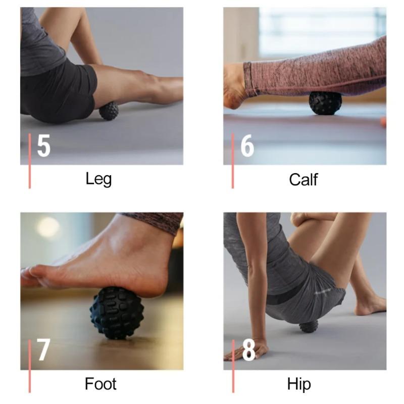 Массажный мяч Мышцы Спина Стопа Плечо Подколенное сухожилие Мяч Триггер Пенальти Высокое качество Йога Пилатес