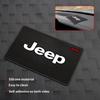 Car Logo Anti Slip Pad Auto Interior Earphone Phone Non Slip Mat Accessory For Jeep Grand Cherokee Wrangler JK Gladiator Compass AJO1