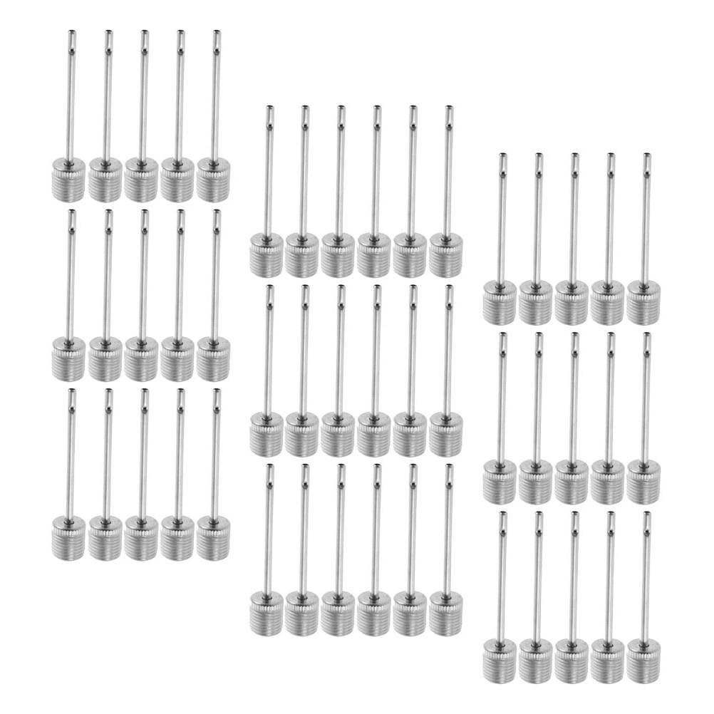 100Pcs Basketball Inflation Needle Premium Rust-Proof Stainless Steel Ball Pump Needle Fast Efficiency for Football Soccer