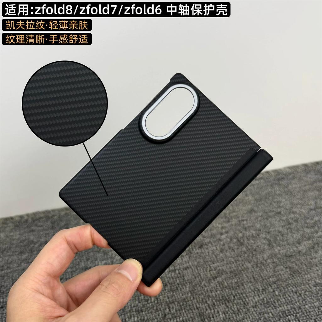 Применимо к Samsung zfold1 магнитный чехол для мобильного телефона Новый FOLD1 ультратонкий с рисунком под кевлар w11 центральная ось ПК чехол