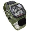 Casio Цифровые часы мирового времени AE-1200WHB-3BV Green | Международная модель | Параллельный импорт