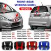 H 1PCS For Honda Fit City Accord Fit VEZEL HRV Odyssey H Emblem Badge Car Hood Grill Rear Trunk Steering Wheel Logo Accessories