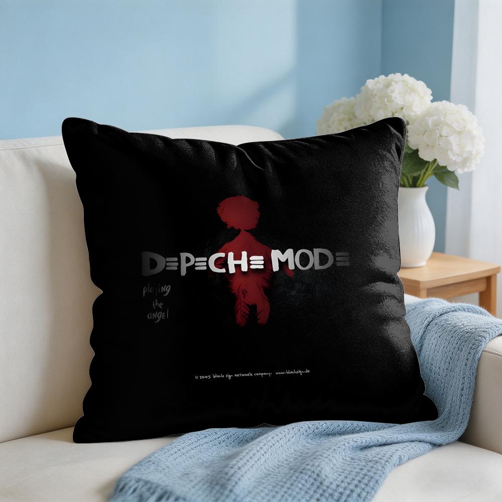 DDepecheMode LOGO Cushion Cover Square Pillow Bedroom Sofa Leisure Comfort Living Room Home Decoration X