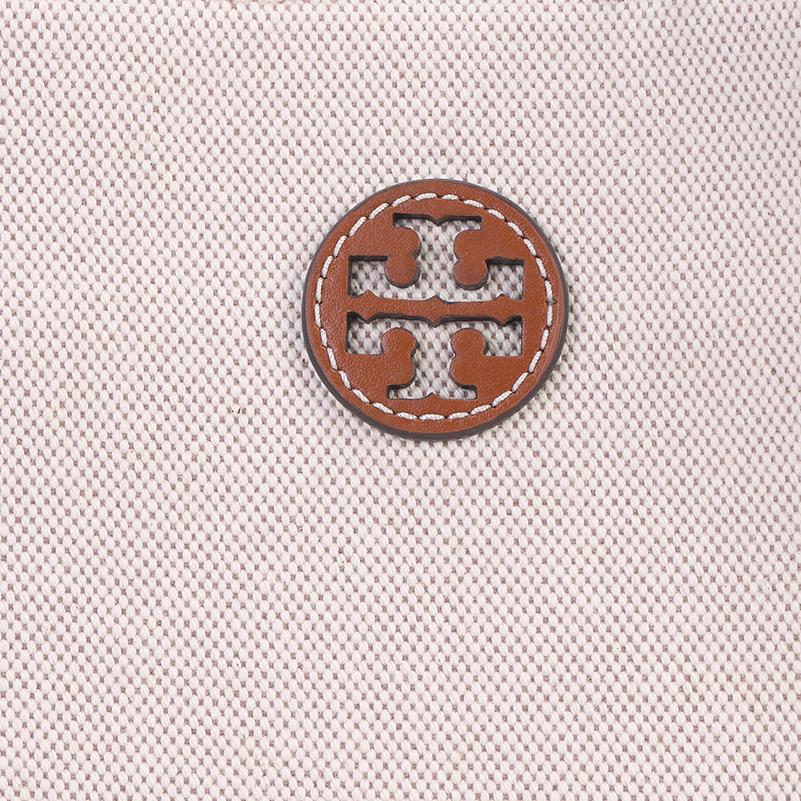 Tory Burch TB Blake Logo Large Capacity Canvas And Leather Bucket Bag Women bags 86843-264