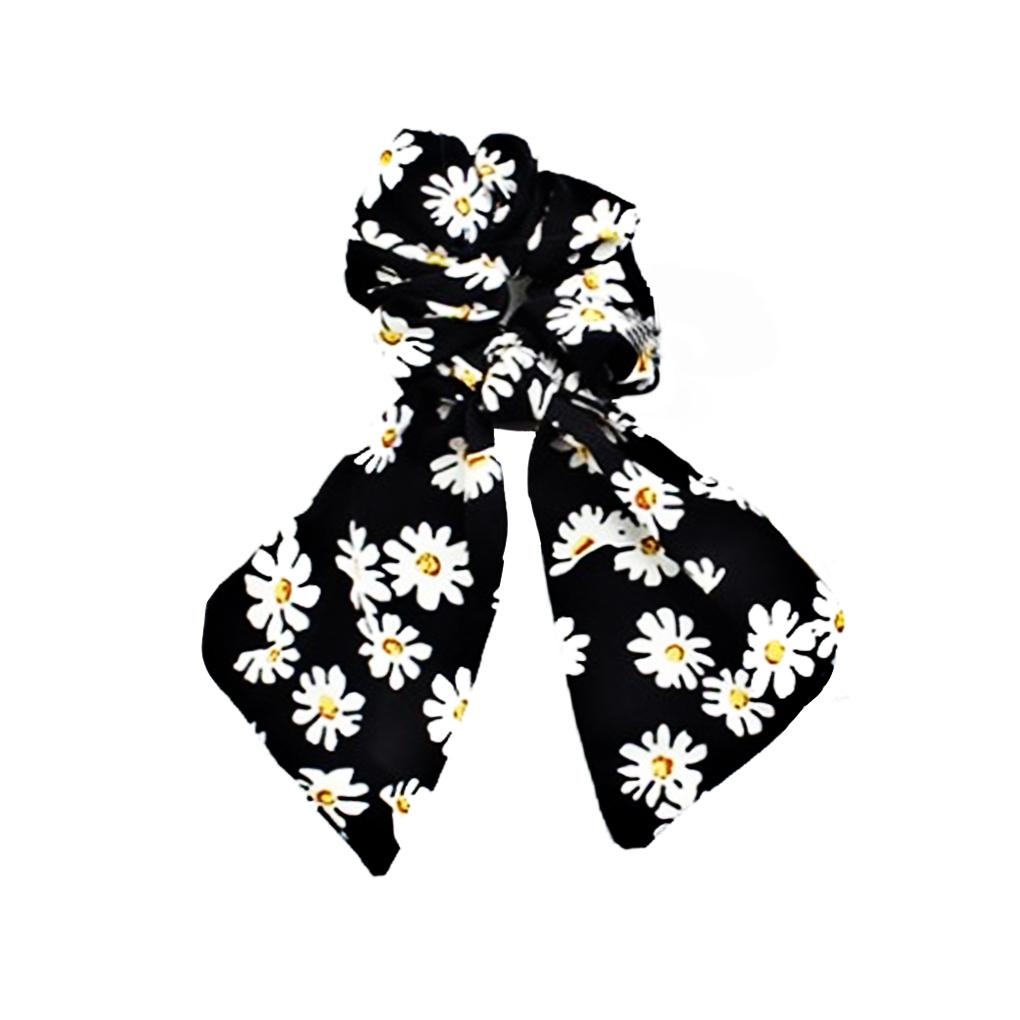 Ретро Цветок Резинка для волос Женская Девичья Эластичная Веревка для головы Скранчи Шарф Держатель для хвостика Головной убор Тип 5