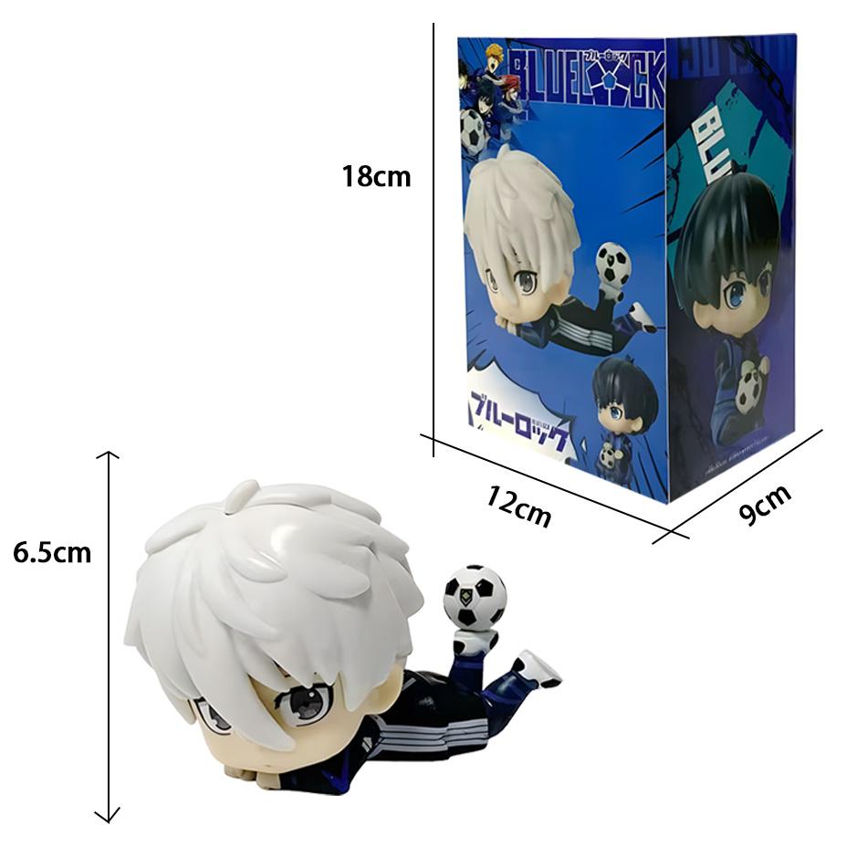 Anime Cute Nagi Yisagi Isagi Yoichi Sitting Action Figure PVC Doll Tabletop Model Anime Peripheral Creative Toys Gift