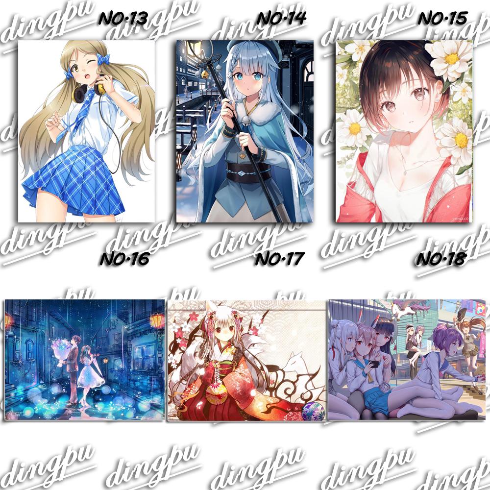 5D DIY круглая Алмазная картина Аниме Алмазная вышивка Полный домашний декоративный подарок