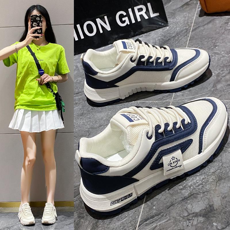 Ins Korean Version of the New Forrest Gump Shoes for Women's 2025 Spring Student Sports Running Shoes Versatile Casual Shoes for Women 5169