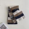 Fashion Versatile Color Matching Scarf Comfortable, Warm and Breathable Wool Striped Color Scarf Autumn and Winter Cold Scarf